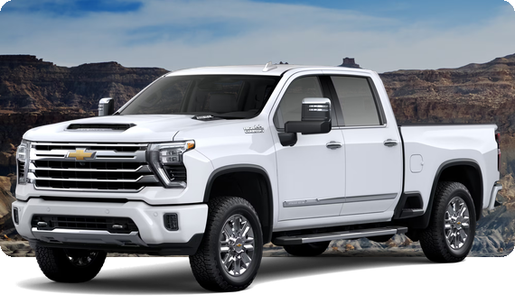 White 2026 Chevrolet Silverado HD High Country