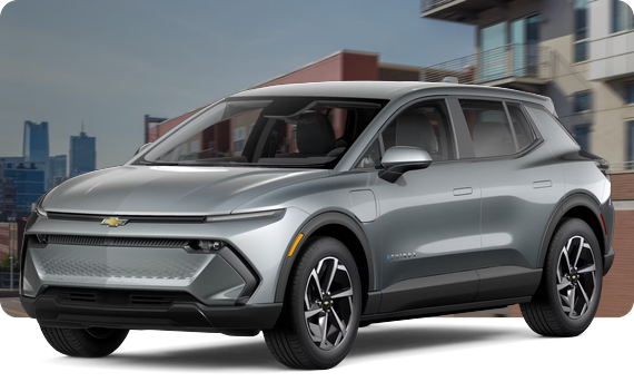 Silver Chevrolet Equinox EV