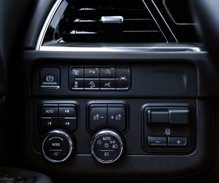 Chevrolet Tahoe rear-seat climate controls