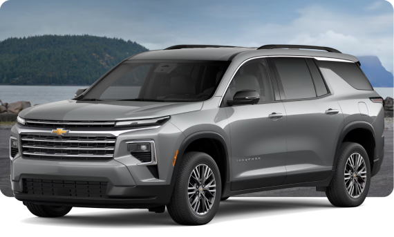 Silver 2027 Chevrolet Traverse LT