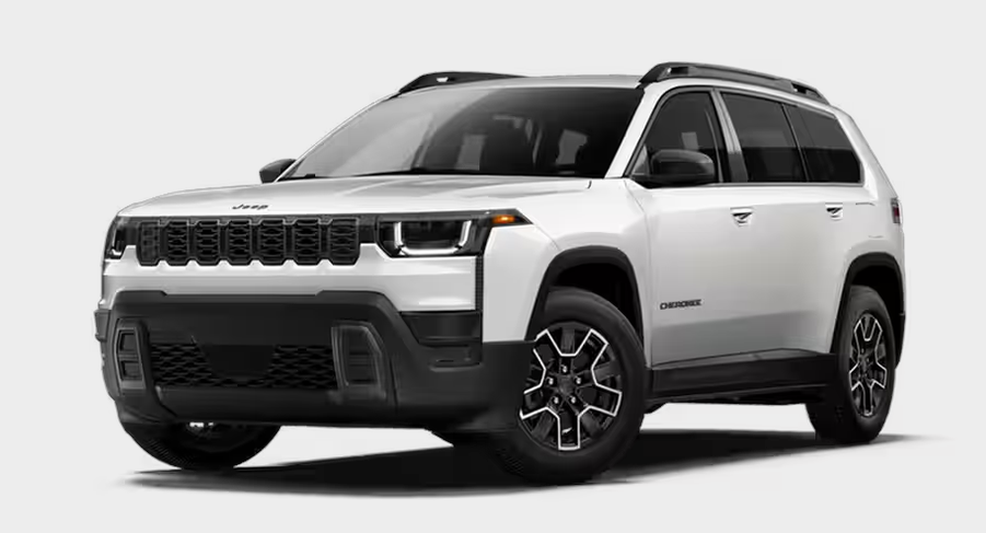 White 2027 Jeep Cherokee 4X4