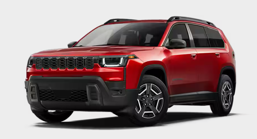 Red 2027 Jeep Cherokee Limited 4X4