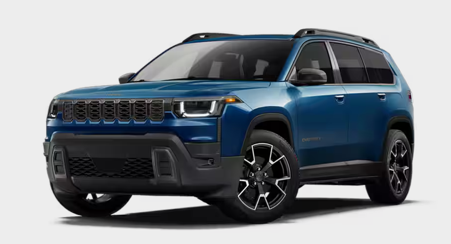 Dark blue 2027 Jeep Cherokee Overland 4X4