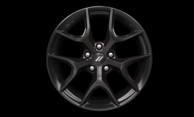 20 x 8.0-inch fully painted Black Noise wheel