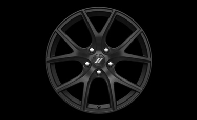 20 x 10.0-inch forged Y-spoke Satin Black wheel