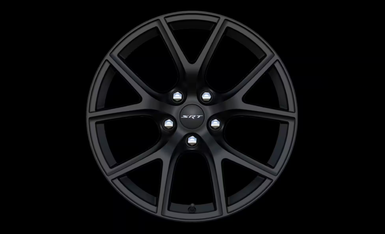 20 x 10.0-inch forged Y-spoke Satin Black wheel