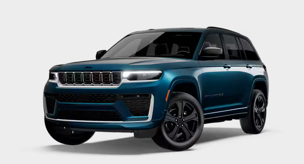 Teal blue 2027 Jeep Grand Cherokee Limited Reserve 4x4