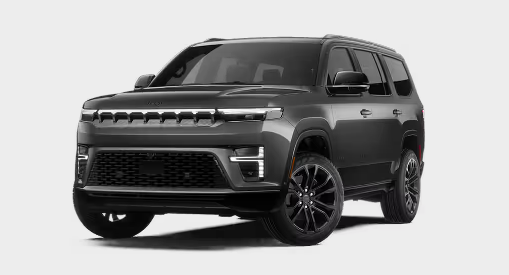 Dark gray 2027 Jeep Grand Wagoneer Summit Obsidian 4X4